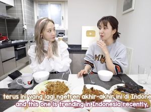 5 Momen Sunny Dahye Cicip Makanan Indonesia Bareng Orang Korea