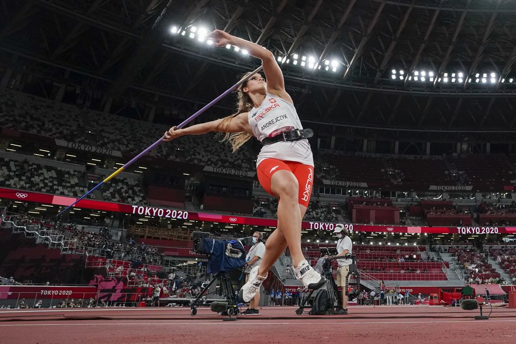 Atlet Lempar Lembing Polandia Maria Andrejczyk di Olimpiade Tokyo 2020