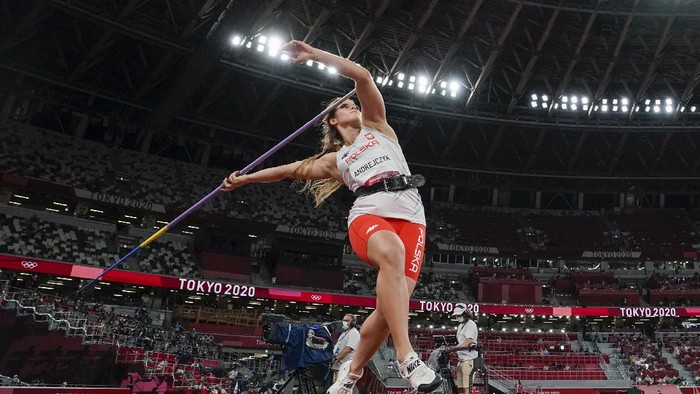 Atlet Lempar Lembing Polandia Maria Andrejczyk di Olimpiade Tokyo 2020