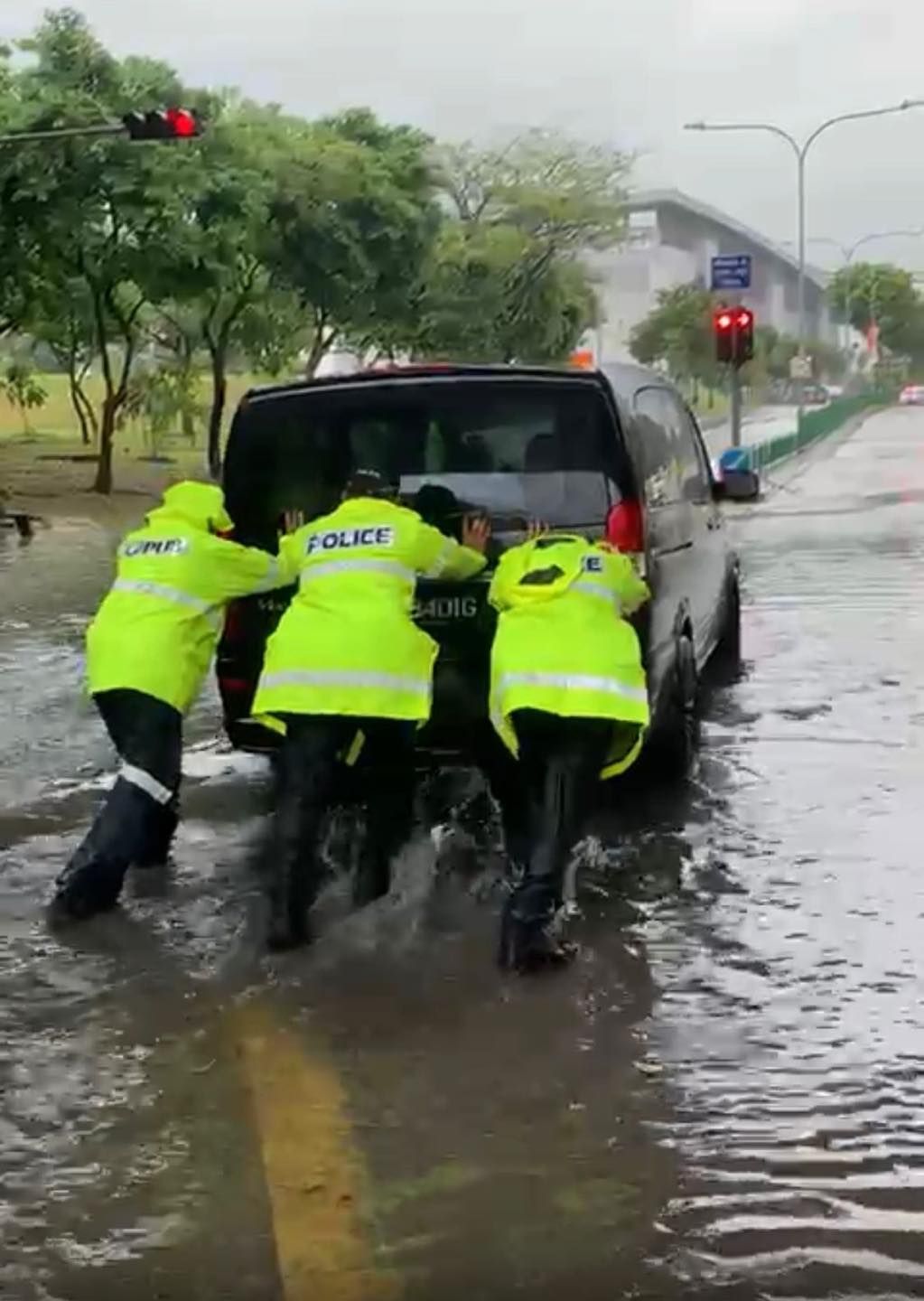 Banjir di Singapura. (Dok: FB PUB, Singapore's National Water Agency)