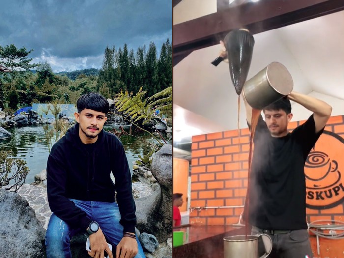 Barits Kopi Ganteng Kenalan dengan Wanda, Barista Ganteng yang Jago Meracik Kopi Aceh