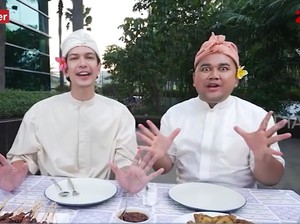 Bikin Laper! Dimas Beck Cicip Sate Rembiga Khas Lombok yang Mantul
