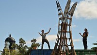 Patung-patung ini akan dipajang dari tanggal 4 hingga 19 September.