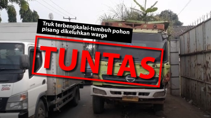 Masalah truk terbengkalai tumbuh pohon pisang dikeluhkan warga, tuntas. (Tim Infografis detikcom)