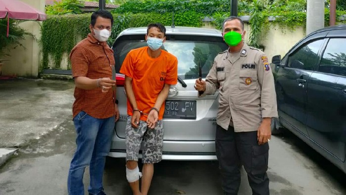 Modus Jadi Penumpang Taksi Online, Perampok di Sumut Ditangkap (Foto: Istimewa)