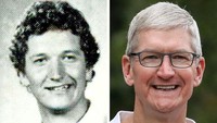 Begini perbandingan wajah Tim Cook, penerus Steve Jobs di Apple. (Tim Cook (CEO of Apple, the first $1 trillion US company)