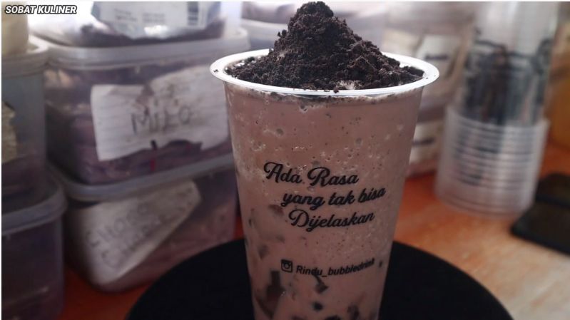 Penjual Boba Cantik di Bogor