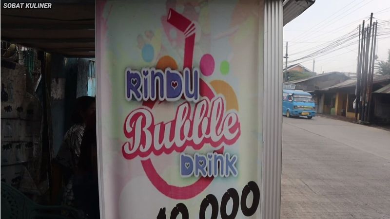 Penjual Boba Cantik di Bogor
