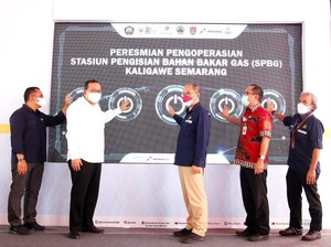 SPBG Kaligawe Semarang Resmi Dioperasikan, Segini Kapasitasnya