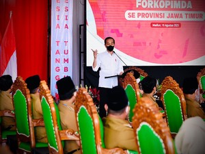 Jokowi Beberkan Cerita Cegah Prediksi COVID-19 Tembus 160 Ribu