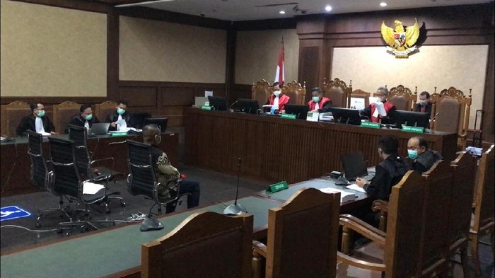 Sidang kasus suap bansos Corona (Zunita Amalia-detikcom)