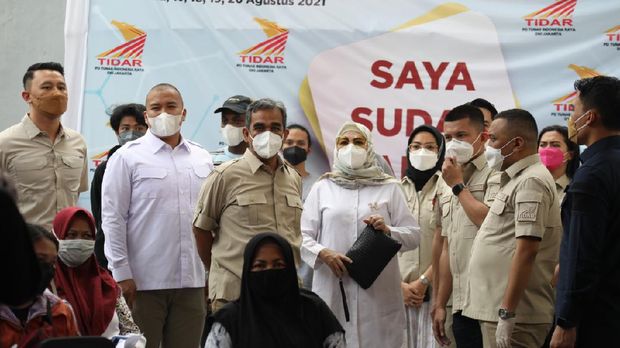 Ahmad Muzani di Acara Vaksinasi TIDAR