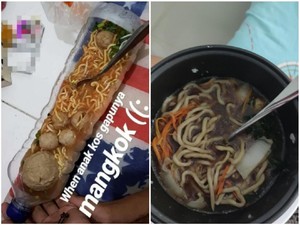 Kocak! Ini 3 Aksi Anak Kost Kepepet Saat Tak Punya Alat Makan