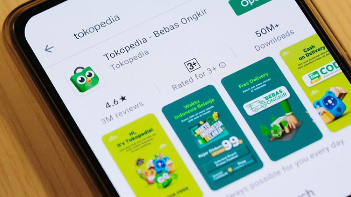 Aplikasi Tokopedia