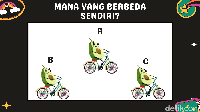 Soal ini menguji kejelian mata dalam melihat perbedaan visual. Seberapa cepat kamu bisa menemukannya?