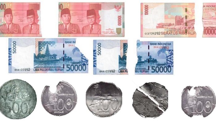 Ciri-ciri uang tak layak edar: Uang Rusak hingga Uang Lusuh Ciri-ciri uang tak layak edar: Uang Rusak hingga Uang Lusuh
