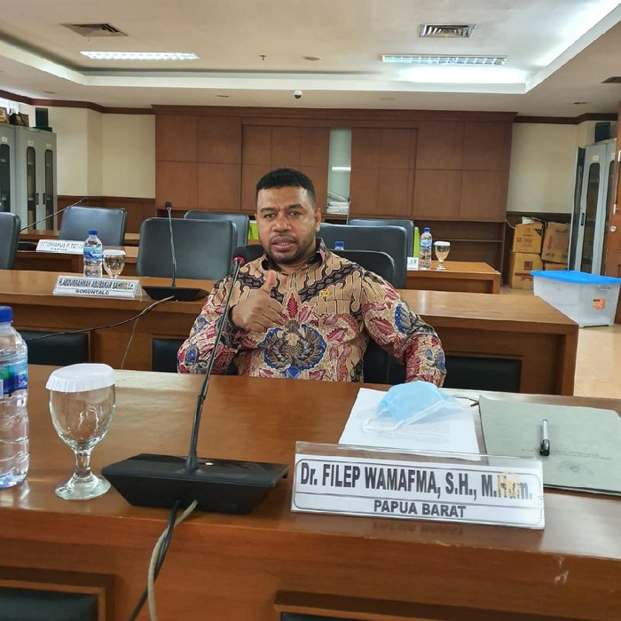 Wakil Ketua Komite 1 DPD RI Filep Wamafma