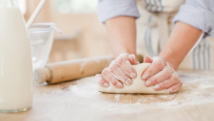 Ilustrasi membuat roti