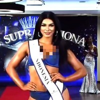 Ini adalah momen Jihane Almira mengikuti preliminary competition di ajang Miss Supranational 2021. Selain memakai swimsuit atau baju renang, Jihane juga berlenggak-lenggok dengan gaun malam. Foto: Dok. Instagram @officialputeriindonesia