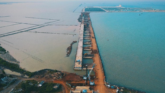Mengintip proyek jembatan Pelabuhan Patimban