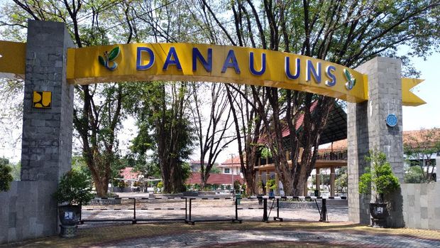 Danau UNS salah satu spot nongkrong di UNS Solo