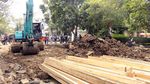 Ini Lho Pipa PDAM yang Pecah dan Bikin Banjir Jalan di Bandung