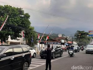 Meski Wisata Belum Buka, Tapi Jalur Pandaan-Prigen Padat di Akhir Pekan