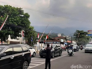 Meski Wisata Belum Buka, Tapi Jalur Pandaan-Prigen Padat di Akhir Pekan