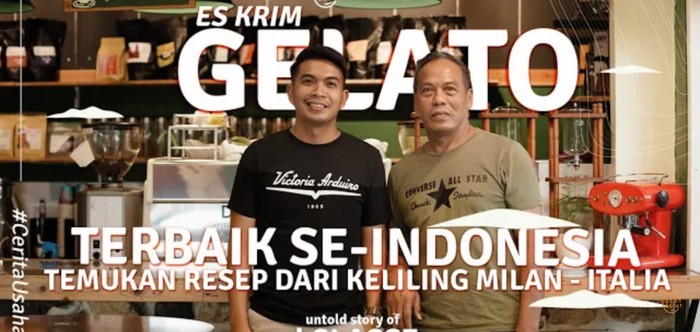 Kafe di Blitar Bikin Gelato yang Creamy Lembut dari Susu Sapi Lokal Kafe di Blitar Bikin Gelato yang Creamy Lembut dari Susu Sapi Lokal
