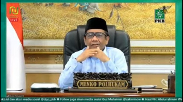 Mahfud Md dalam acara Haul Gus Dur