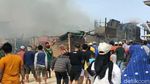Puluhan Kamar Penginapan di Pantai Santolo Garut Terbakar