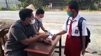 PTM kali ini, hanya melibatkan kapasitas 50 persen jumlah siswa dan tetap mengacu protokol kesehatan.