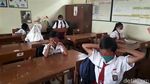 Potret Suasana Sekolah Tatap Muka Perdana di Rembang