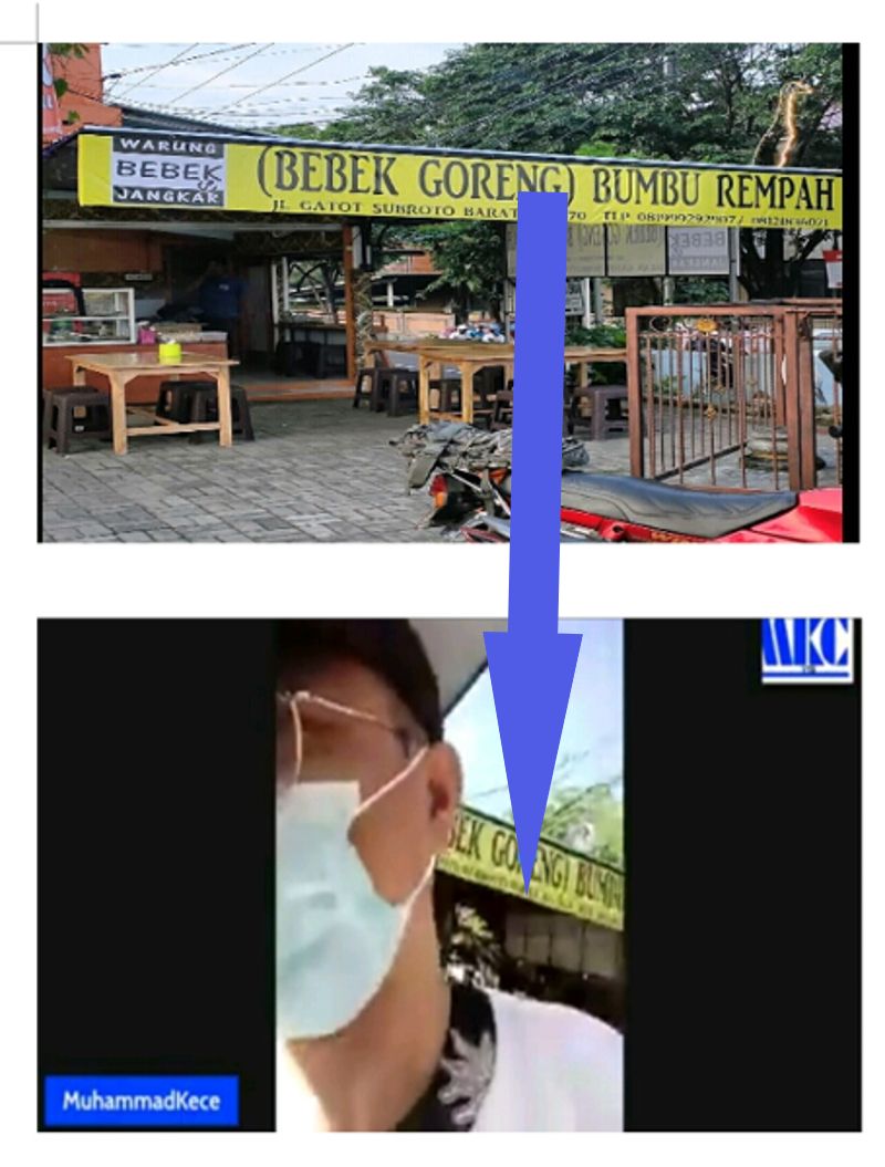 Dilaporkan ke Bareskrim, Muhammad Kece Berada di Bali? (Foto: Tangkapan layar video akun MuhammadKece dan Google Maps)