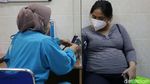 Ekspresi Para Ibu Hamil Saat Disuntik Vaksin Pfizer