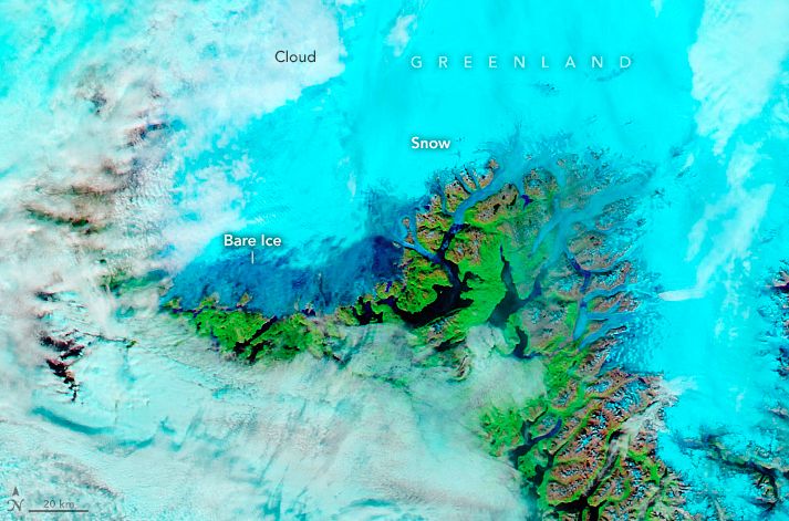 greenland mencair