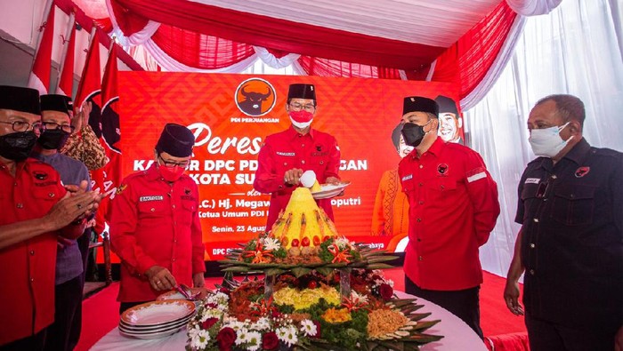 Kantor PDIP Surabaya Diresmikan Megawati
