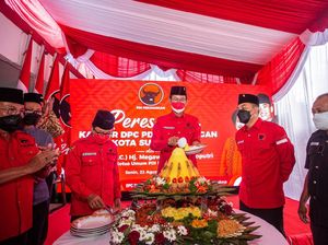Kantor PDIP Surabaya Diresmikan Megawati Secara Virtual
