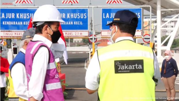 LIVE: Peresmian Jalan Tol Enam Ruas Jalan Tol dalam Kota Jakarta, Segmen Kelapa Gading-Pulo Gebang/ Youtube : Sekertaris Presiden