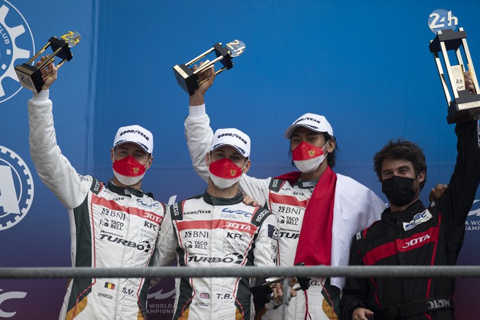 Sean Gelael dan JOTA Sport finis kedua di 24 Hours of Le Mans, Minggu (22/8/2021)