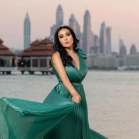 Somaya El-Khashab pernah menikah dengan penyanyi Mesir, Ahmed Saad. Pernikahan yang berlangsung pada 2017 itu berakhir dengan perceraian pada 2019. Foto: Dok. Instagram