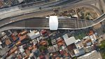 Penampakan Tol Kelapa Gading-Pulo Gebang dari Udara