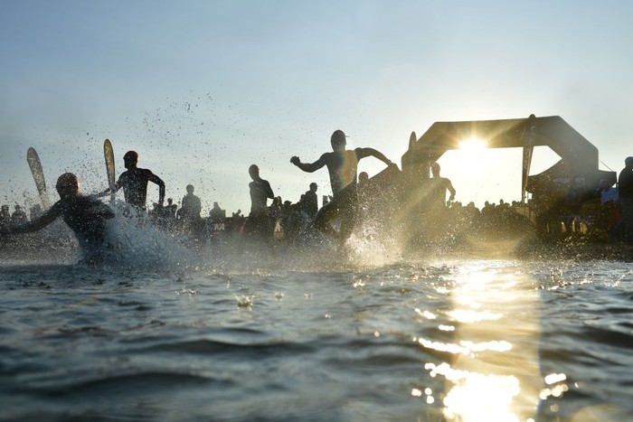 triathlon denmark COPENHAGEN, DENMARK - AUGUST 22: Start of the Age group swim leg during the IRONMAN Copenhagen on August 22, 2021 in Copenhagen, Denmark. (Photo by Alexander Koerner/Getty Images for IRONMAN)