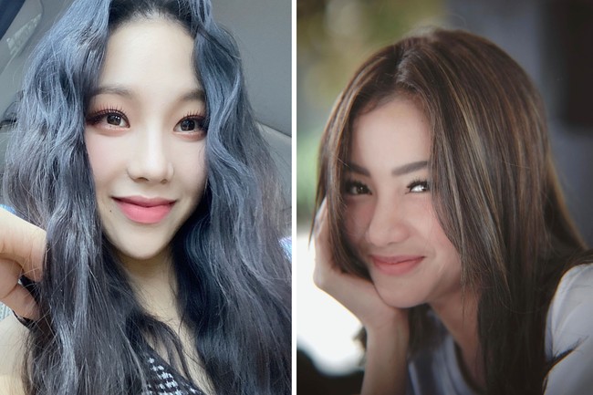 Glenca Chysara baru-baru ini menjadi perbincangan karena kemiripannya dengan Karina aespa. Pemeran Elsa dalam sinetron Ikatan Cinta itu punya bentuk wajah kecil seperti Karina. Foto: dok SM Entertainment, dok Instagram glencachysaraofficial