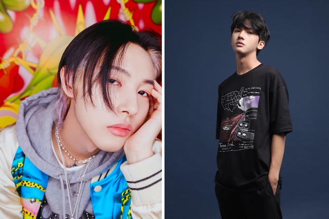 Secara sekilas, penggemar Renjun NCT dapat melihat kemiripannya dengan Ari Irham. Keduanya memiliki mata sayu, hidung mancung, dan bentuk bibir serupa. Foto: dok SM Entertainment, dok 3SECOND