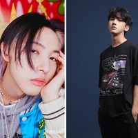 Secara sekilas, penggemar Renjun NCT dapat melihat kemiripannya dengan Ari Irham. Keduanya memiliki mata sayu, hidung mancung, dan bentuk bibir serupa. Foto: dok SM Entertainment, dok 3SECOND