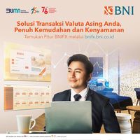 BNI Luncurkan Platform Transaksi Valas Berbasis Web BNIFX