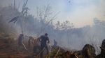 Gegara Balon Udara, Taman di Brasil Terbakar