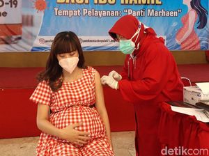 Gembiranya Bumil di Boyolali Memperoleh Vaksin COVID-19