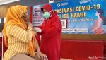 Gembiranya Bumil di Boyolali Memperoleh Vaksin COVID-19